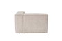 Atelier Del Sofa Sofá 1 Plaza L1, Lino, Color Mocha, Comodidad y Estilo
